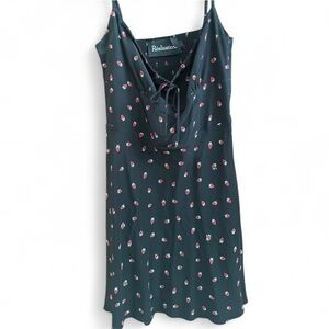 Réalisation Par Inez dress with Red Strawberry Print